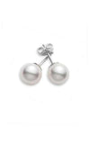 Mikimoto 10mm White South Sea Pearl Stud Earrings (PES1002NW) | Bandiera Jewellers Toronto and Vaughan