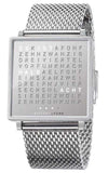 Qlocktwo Classic W35 Fine Steel Watch W3ENBRMBR1 | Bandiera Jewellers