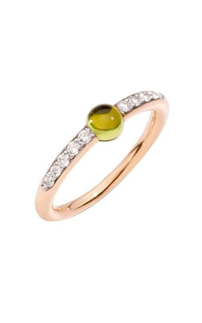 Pomellato Ring M'Ama Non M'Ama - Peridot & Diamonds(A.B703BO7/OE) | Bandiera Jewellers Toronto and Vaughan