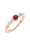 Pomellato Ring M'Ama Non M'Ama - Garnet & Diamonds (A.B703BO7/OG) | Bandiera Jewellers Toronto and Vaughan
