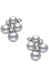 Mikimoto Bubbles Gold Akoya Pearl Earrings with Diamonds (MEQ10052ADXW) | Bandiera Jewellers Toronto and Vaughan
