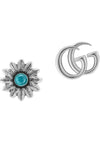 Gucci Marmont Flower Silver Earrings (YBD52734400100U) | Bandiera Jewellers Toronto and Vaughan