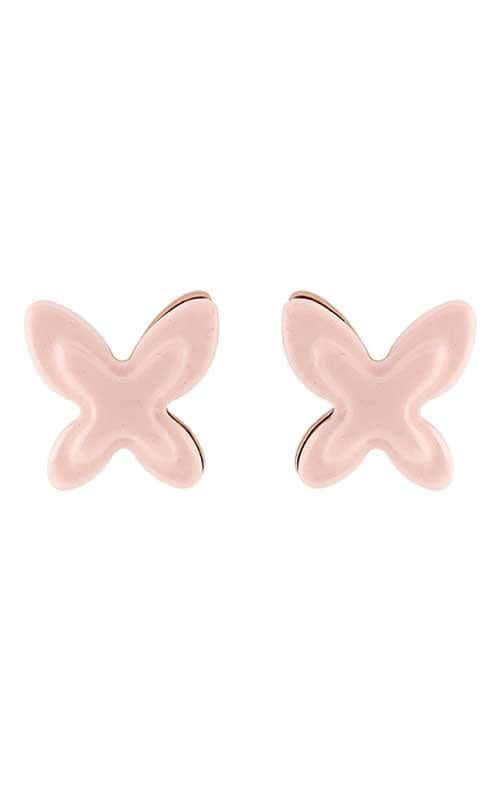 Mimi Freevola Baby Gold & Pink Coral Earrings (OXM242R8P2) | Bandiera Jewellers Toronto and Vaughan