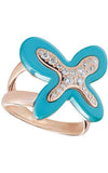 Mimi Freevola Gold, Turquoise and Diamonds Ring (AXM252R8P19B) | Bandiera Jewellers Toronto and Vaughan