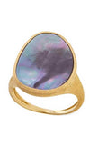 Marco Bicego Mabi Lunaria Gold & Mother-of-Pearl Ring (AB565-MPB) | Bandiera Jewellers Toronto and Vaughan