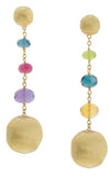 Marco Bicego Africa Gold and Gemstones Earrings (OB1625-MIX02) | Bandiera Jewellers Toronto and Vaughan