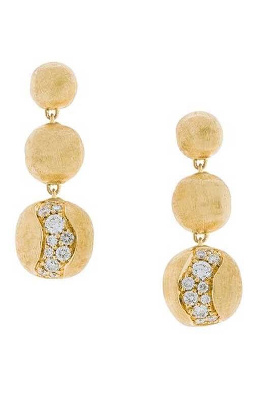 Marco Bicego Africa Gold and Diamonds Earrings (OB1613-B) | Bandiera Jewellers Toronto and Vaughan