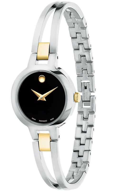 Movado amorosa two outlet tone