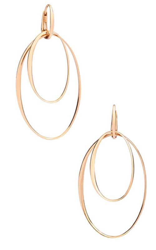 Pomellato Rose Gold Hoop Earrings POB8031O700000000 Bandiera Jewellers