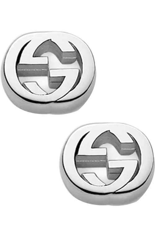 Gucci Interlocking-G Stud Sterling Silver Earrings (YBD35628900100U) | Bandiera Jewellers Toronto and Vaughan