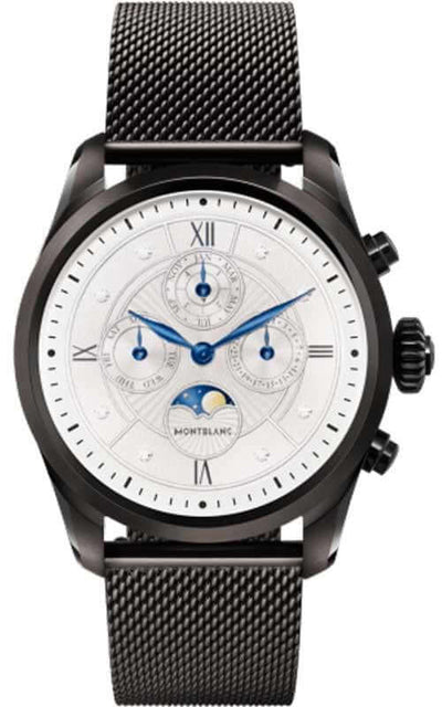 Montblanc Summit 2 Black Steel Milanese Edition Smart Watch (119723) | Bandiera Jewellers Toronto and Vaughan