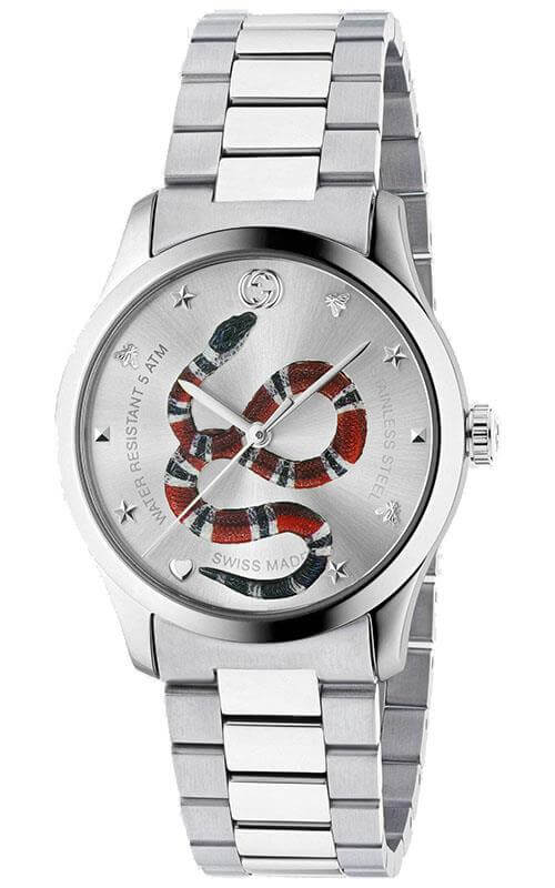 Gucci snake watch women's best sale