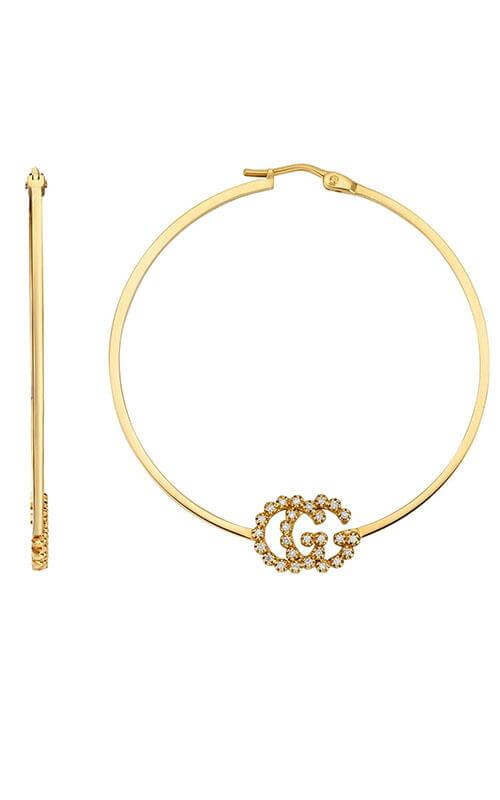 GUCCI GG Running Large Hoop Earrings YBD58199400100U | Bandiera Jewellers Toronto and Vaughan