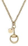 GUCCI Horsebit 18k Yellow Gold Necklace YBB15494900300U | Bandiera Jewellers Toronto and Vaughan