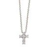 Bandiera Jewellers Diamond Cross Necklace 0.30ct 01003LPB05D