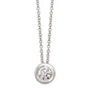 Bandiera Jewellers Round Diamond Solitaire Necklace 0.40ct 13989LPB40D
